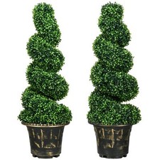Set of 2 Potted Artificial