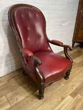 Antique Leather Armchair  