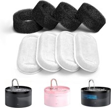 GIOTOHUN 8 Cat Water Fountain Filters: Filter - Pet Water... 