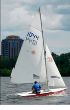 Laser 2 sailing dinghy  Proboat 2.5mm forestay 