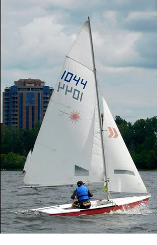 Laser sailing dinghy - 2,