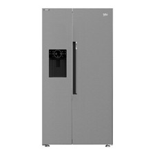 Beko 571 Litre Side By Side American Fridge Freezer - Stainless Steel ASP342VPS
