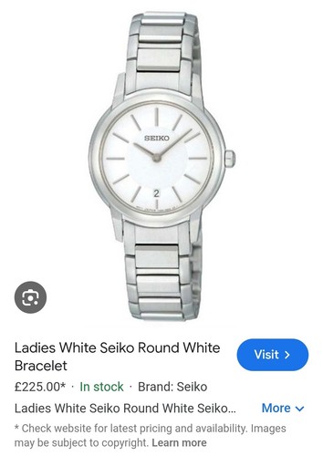 Seiko sapphire ladies - sapphire,