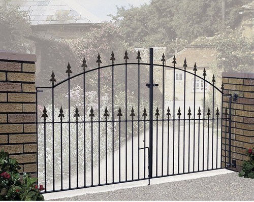 Powder coated driveway - powder, gates