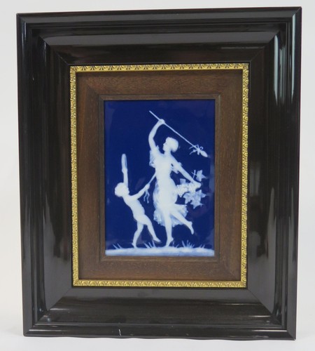 Limoges pate sur - limoges, framed