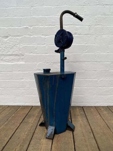 Vintage blue antique oil - vintage,