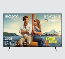 Sony Bravia 3 Smart Google TV K50S38BP (2025) 50" LED HDR 4K Ultra HD C Grade