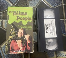 The Slime People VHS Video Tape 60’s Cult Sci Fi/Horror 1989 Movie Cassette Tape
