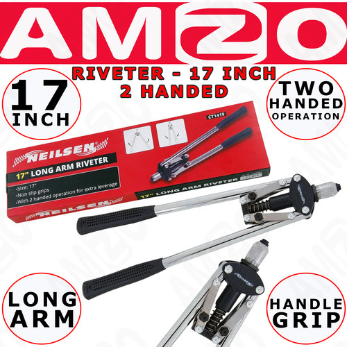 Rivet gun long arm hand - 17",