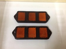 LUCAS MILITARY VEHICLE AMBER SIDE REFLECTORS X2