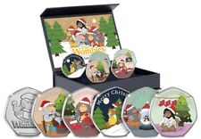The Official Wombles Christmas 50p Shape Commemorative Coin Set
