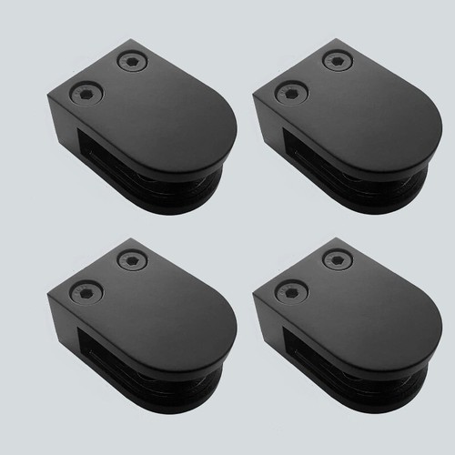 Black glass clamp - black, back