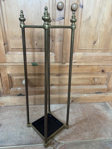 Handsome brass and cast iron - and,