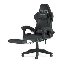 Gaming Chair Computer Chair with Footrest, Headrest, and Lumbar