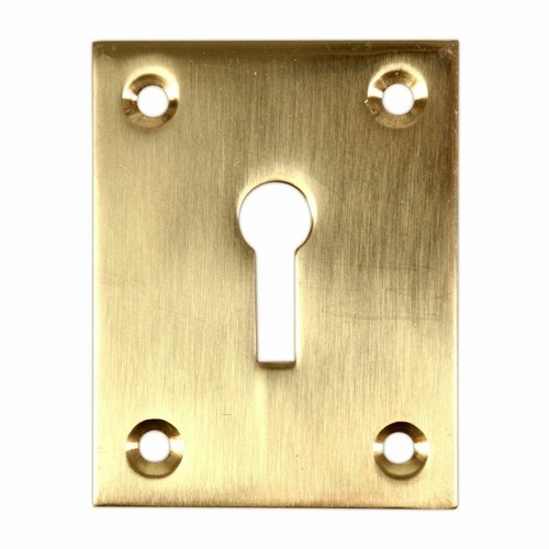 Rectangular keyhole escutcheon - keyhole,