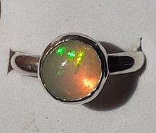 OPAL RING SIZE N Sterling