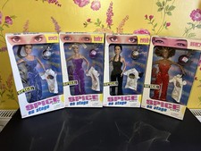 Spice Girls 1998 Official Full Set Of 4 On Stage Dolls, Boxed