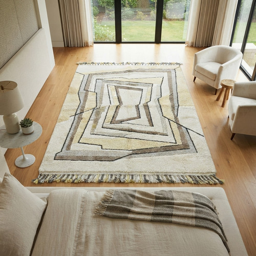 8x10 hand knotted wool area - wool,