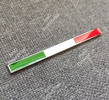 Italy Italian Flag Chrome Badge for Alfa Romeo MiTo Giulia Giulietta Stelvio GTV