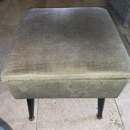 Mid century green - green, velvet