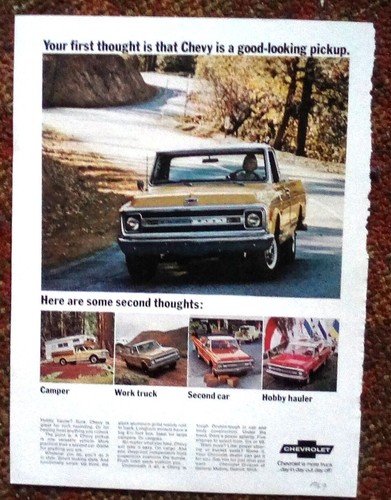 1969 chevrolet pickup - pickup, truck