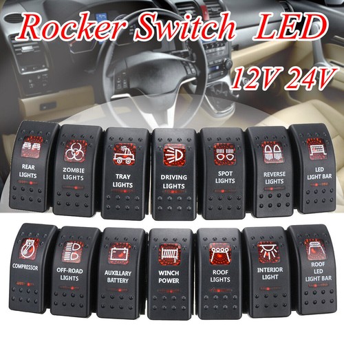 Led light dash - dash, rocker
