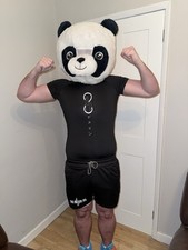 Panda Mascot Head Costume