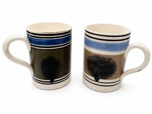 Mochaware seaweed pattern pint - pattern,