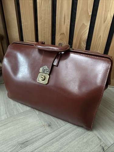 Vintage brown leather - brown, keystone