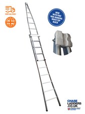 Chase Ladders - Double Section Extending Window Cleaning Ladders -Free Top Block