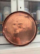 Antique solid copper tray (Joseph Sankey J.S and sons) - Made in England
