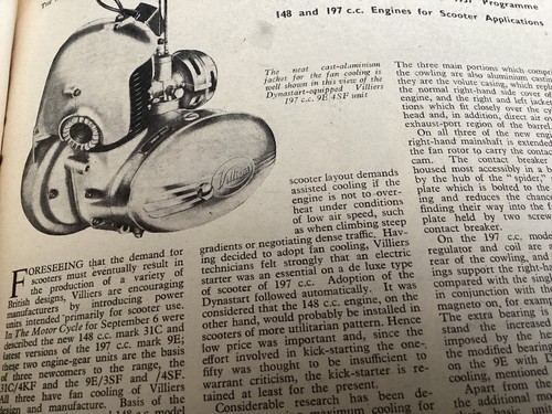 Villiers engine motorcycle - villiers, 9e