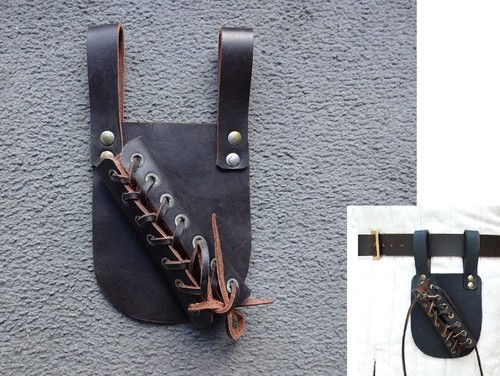Adjustable sword frog - adjustable, brown