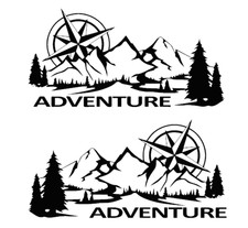 2 X Large Compass Mountain