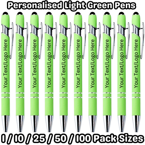 100 personalised light green - light,