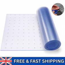 Heavy Duty Carpet Protector Clear Film Mat Roll Vinyl Plastic Anti Slip Runner