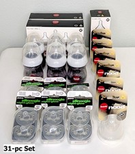 Joovy Boob 31-Pc Set LOT 0M+ to 3M+  Silinoogie Pacifier Nipples Bottles Colic