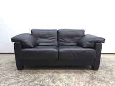 De Sede ds 17 designer sofa leather sofa couch black wk living desede two seater 