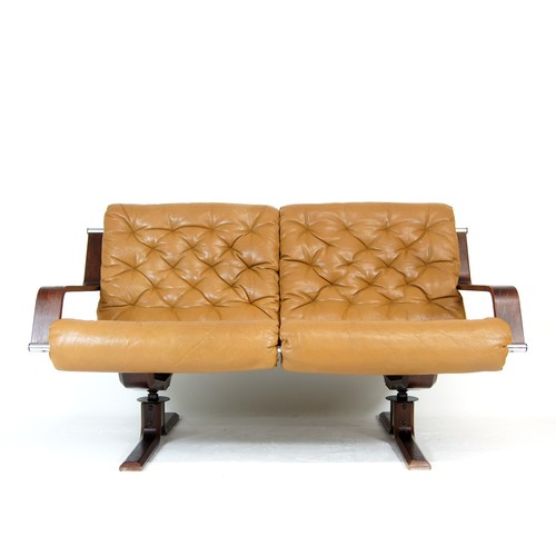Retro vintage ski leg leather - retro,