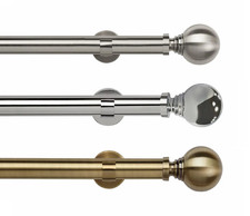 28mm Metal Eyelet Curtain Pole