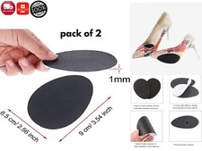 2 Self-Adhesive Anti-Slip Stick on Shoe Grip Pads Non-Slip Rubber Sole Protector