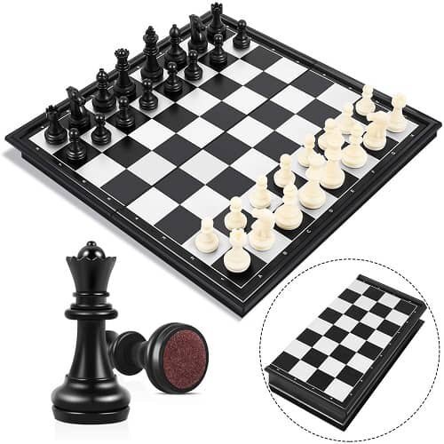 Chess board set magnetic - board,