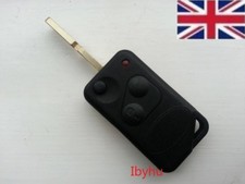 FITS LAND/RANGE ROVER P38 Replacement 2button Flip Key FOB Case with blank blade