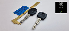 Original Daewoo Nubira 2 button radio key MPT1340, RK-700EU + car key