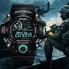 Mens Watches Big Face Military