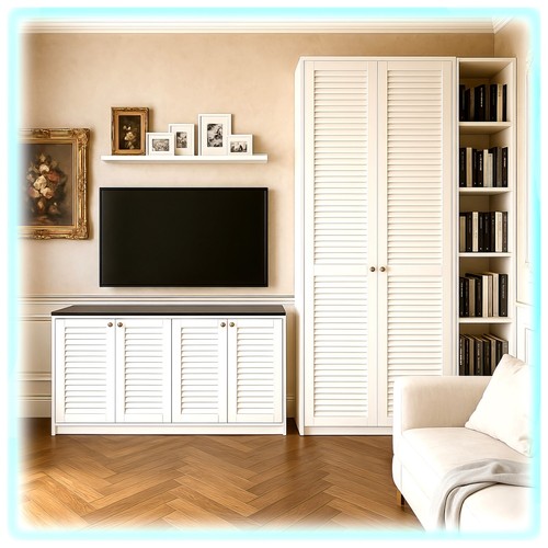 White pine louvered - pine,