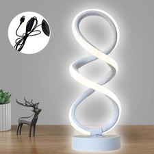 Spiral LED Table Lamp Bedroom