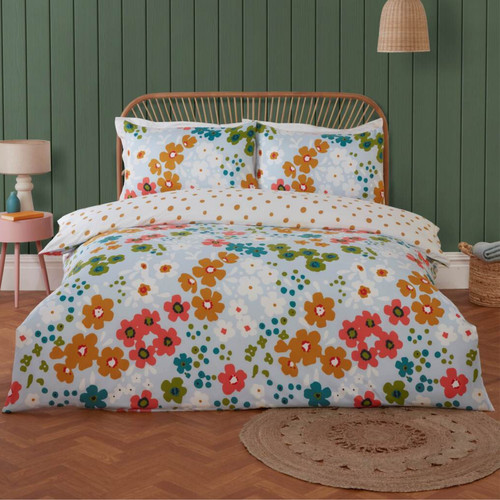 Floral duvet cover - duvet,