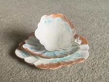 Vintage Wileman Foley China Trio Empire  Shape c 1899