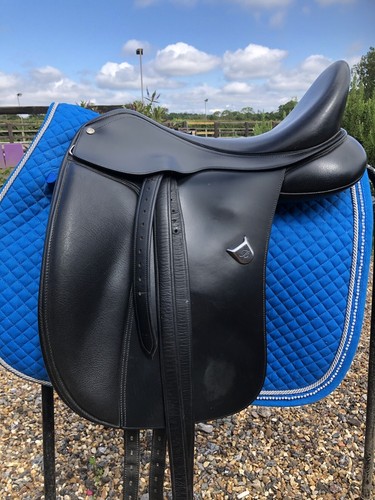 Bates dressage saddle black - bates,